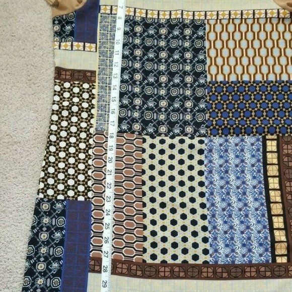 KimiKa Made Baroque Tribal Faux Suede Shift Tunic Dress Sz S - Picture 8 of 8